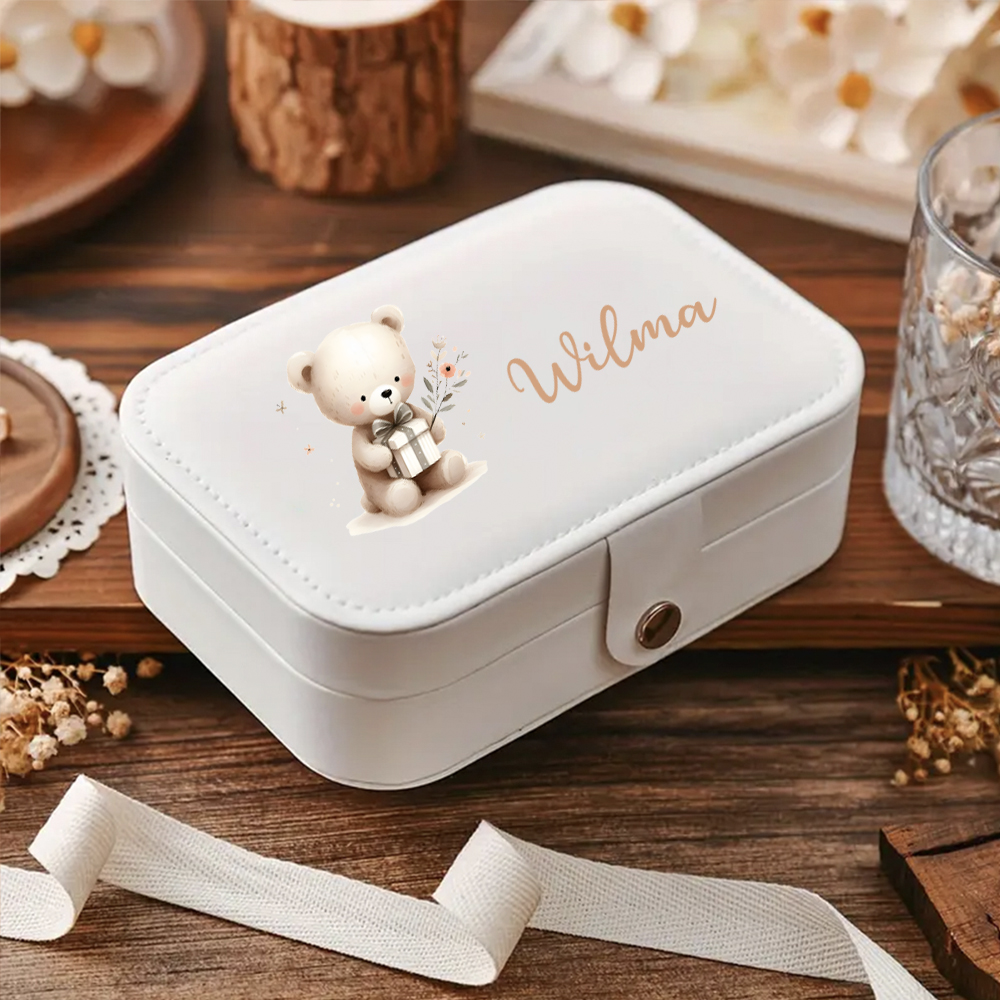 Name Necklace Custom - 1 customized name jewelry box, cute