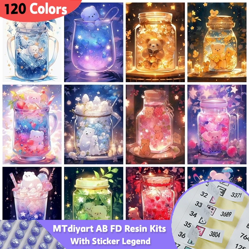 Bottle Animals Diamond Paintin - Photo Mosaic Print review and price