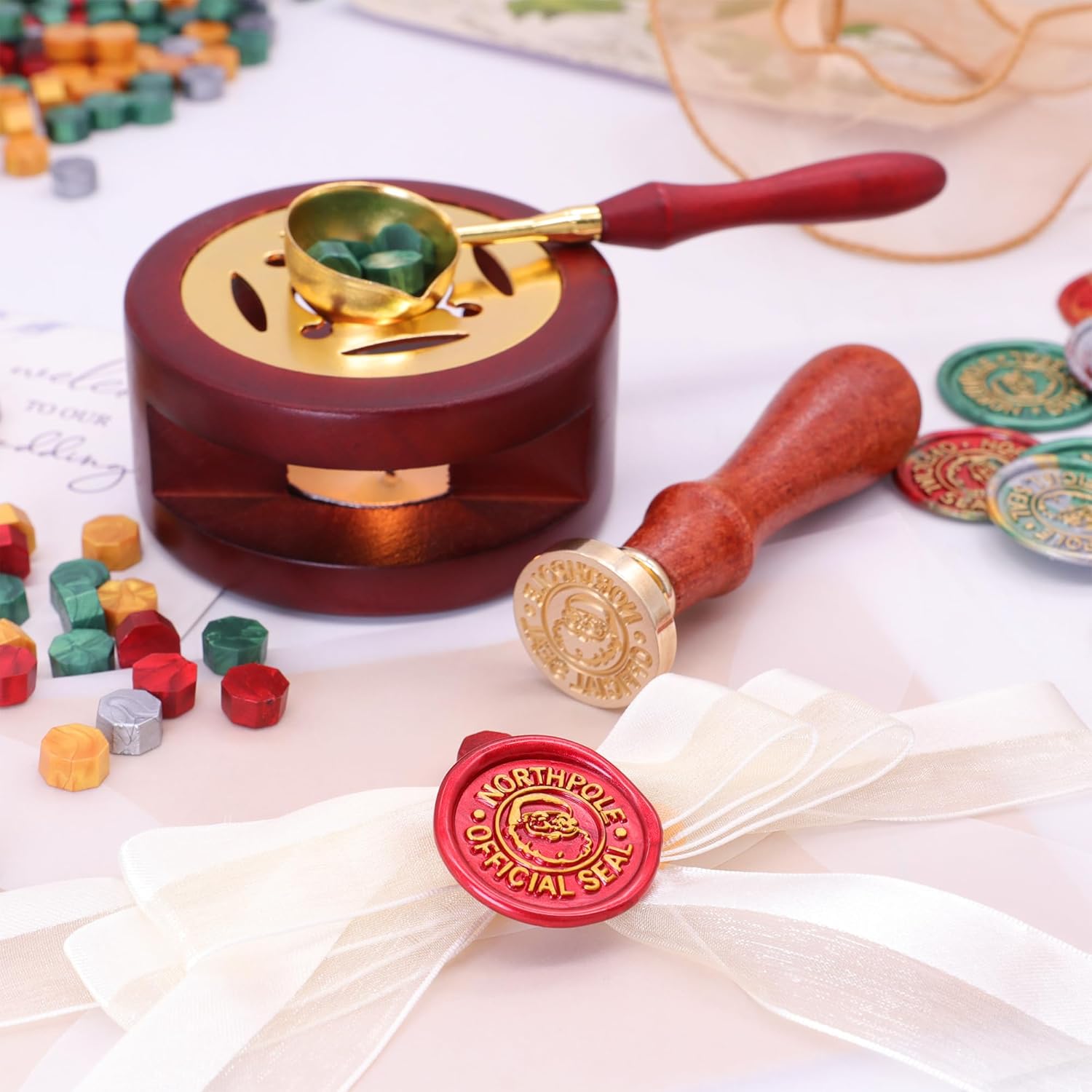 Christmas Seal Wax Kit - 800pc - Wax Seal Letter Kit review and price