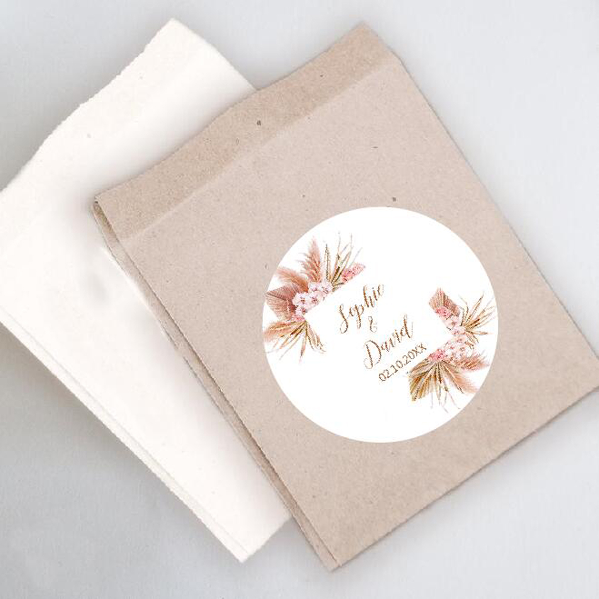 96Pcs Pampas Grass Stickers fo - Personalised Candle Label review and price