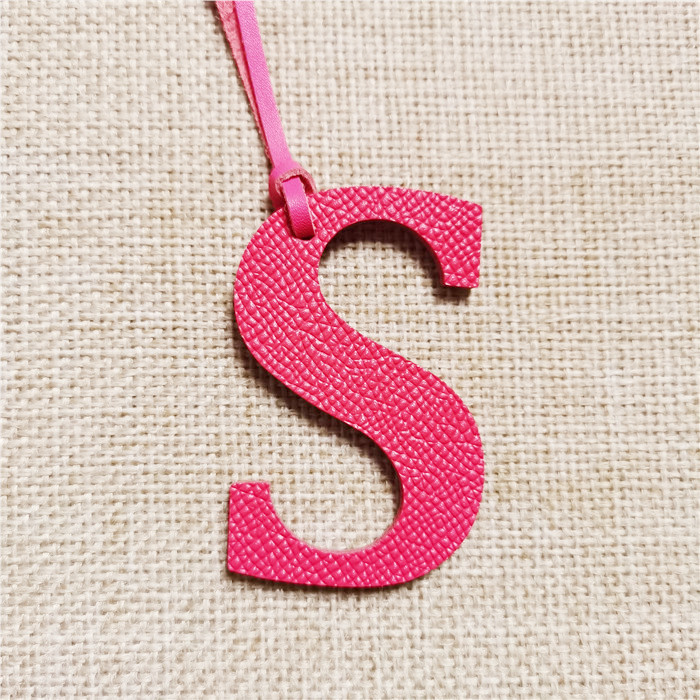 English Letter O P Q R S T Alp - Monogram Keychain Leather review and price