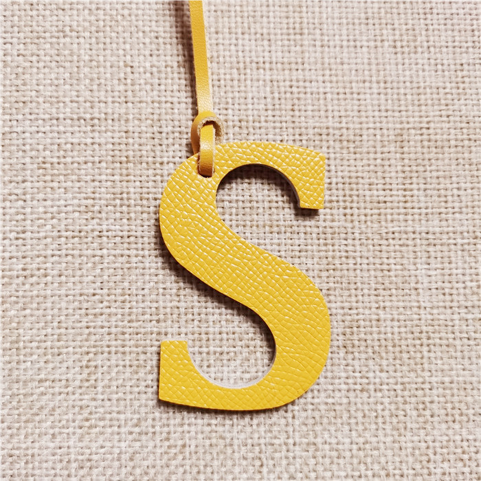 English Letter O P Q R S T Alp - Monogram Keychain Leather review and price
