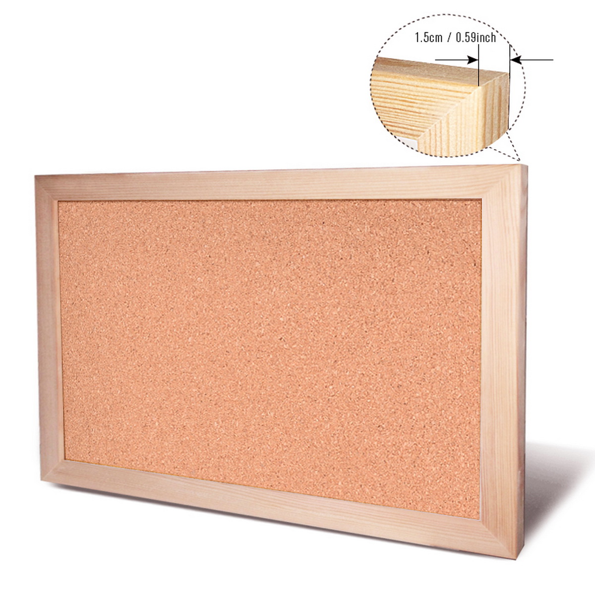 Vintage Pine Wood Frame Cork B - Engraved Wood Frame review and price