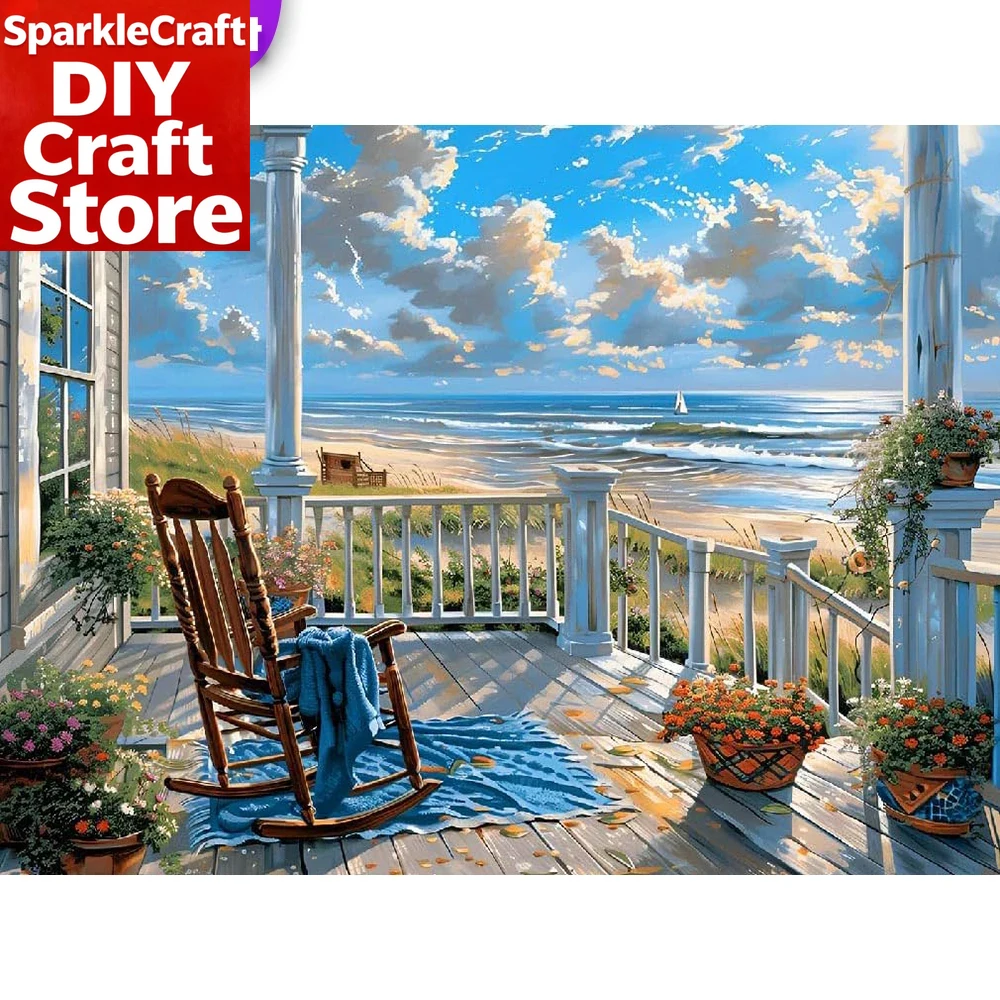 1PC frameless  Full Square Rou - Photo Mosaic Print review and price
