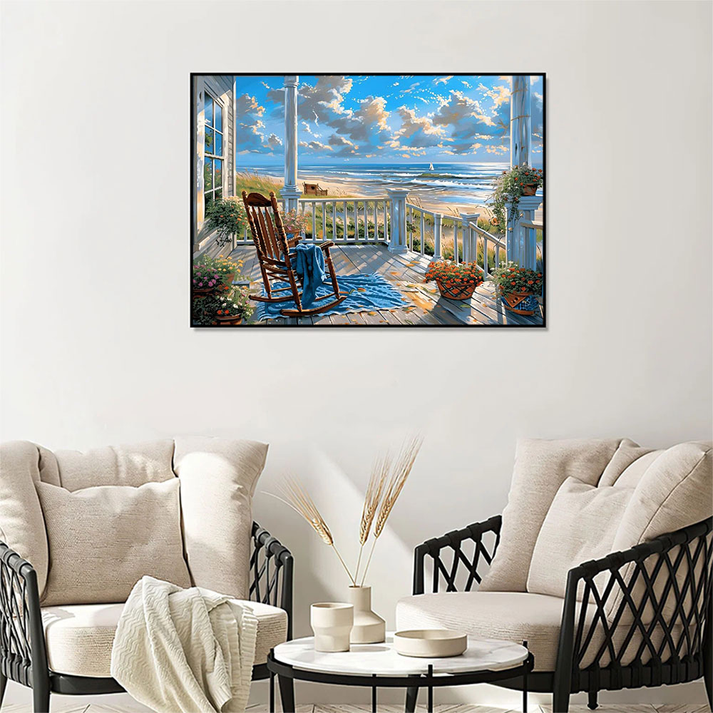 1PC frameless  Full Square Rou - Photo Mosaic Print review and price
