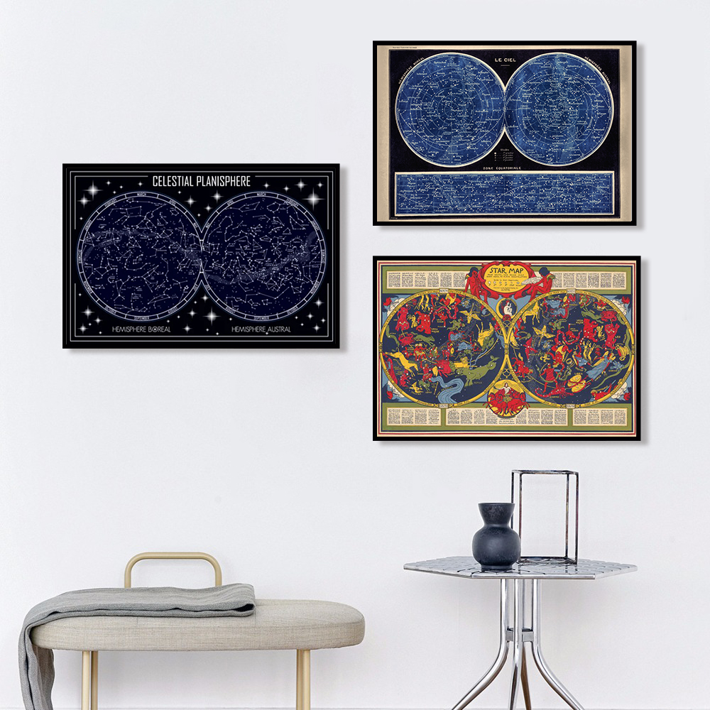 1pc Celestial Planisphere Map  - Custom Star Map review and price