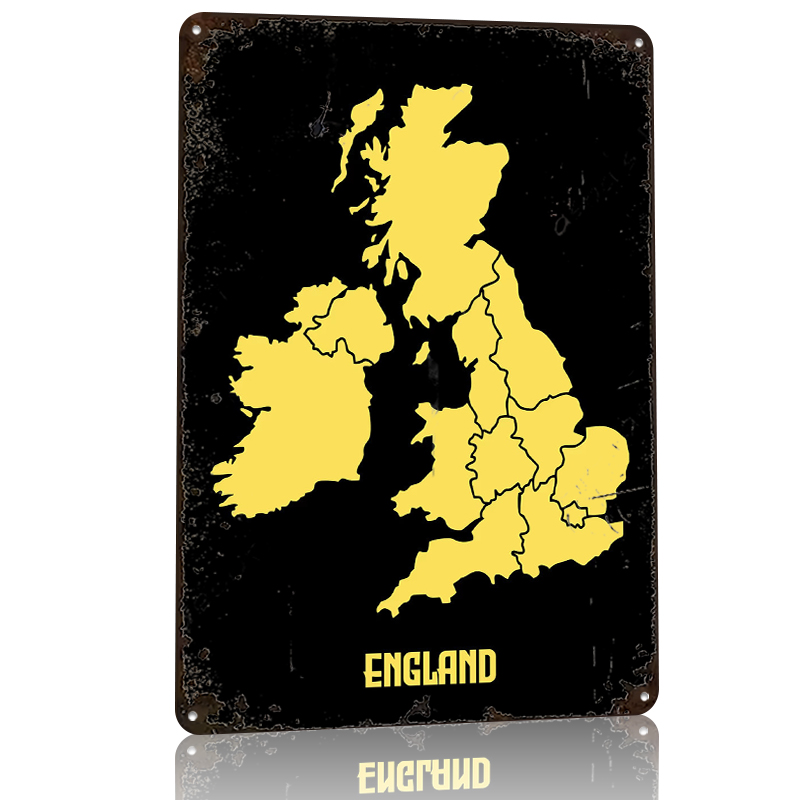 Map of England Printed Poster  - Custom Map Poster review and price