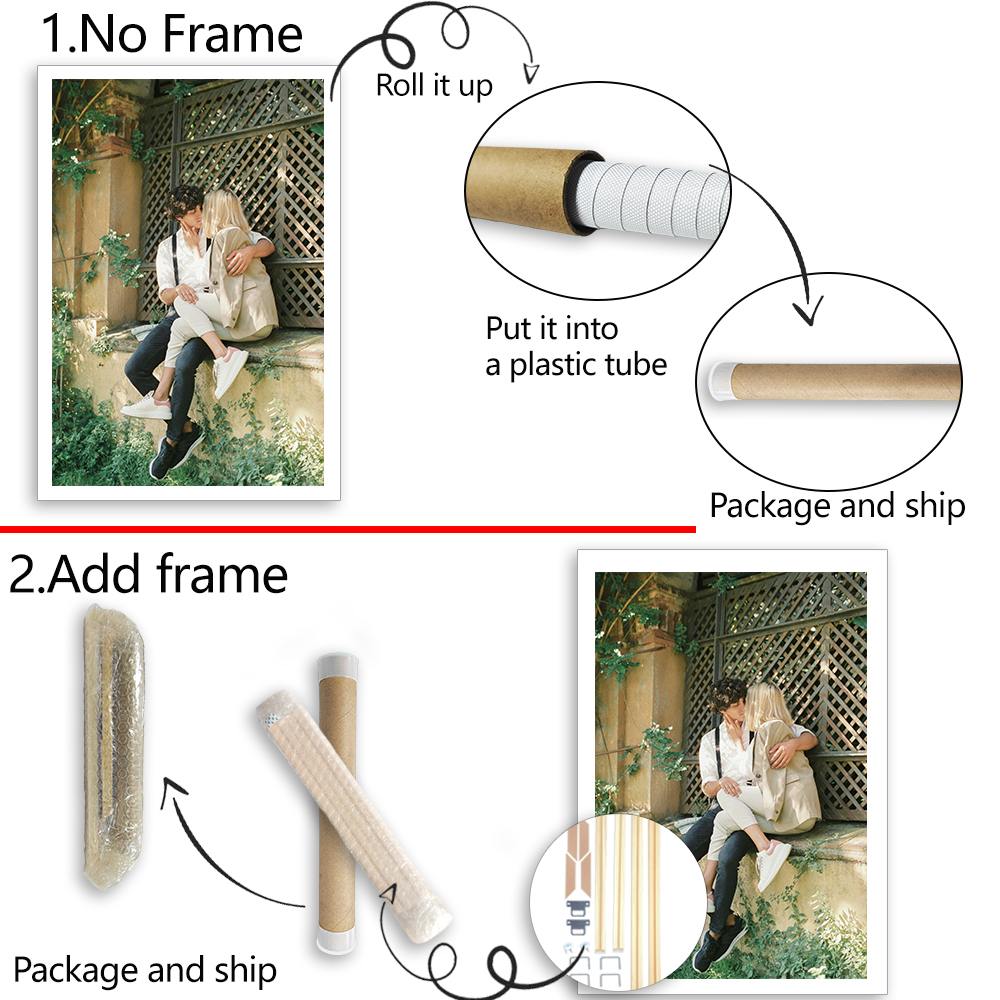 1 customized photo canvas, opt - Engraved Wood Frame review and price