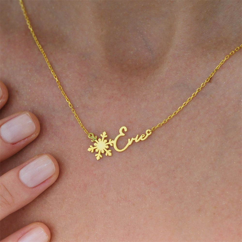 Custom Simple Name Necklace St - Birth Flower Necklace review and price