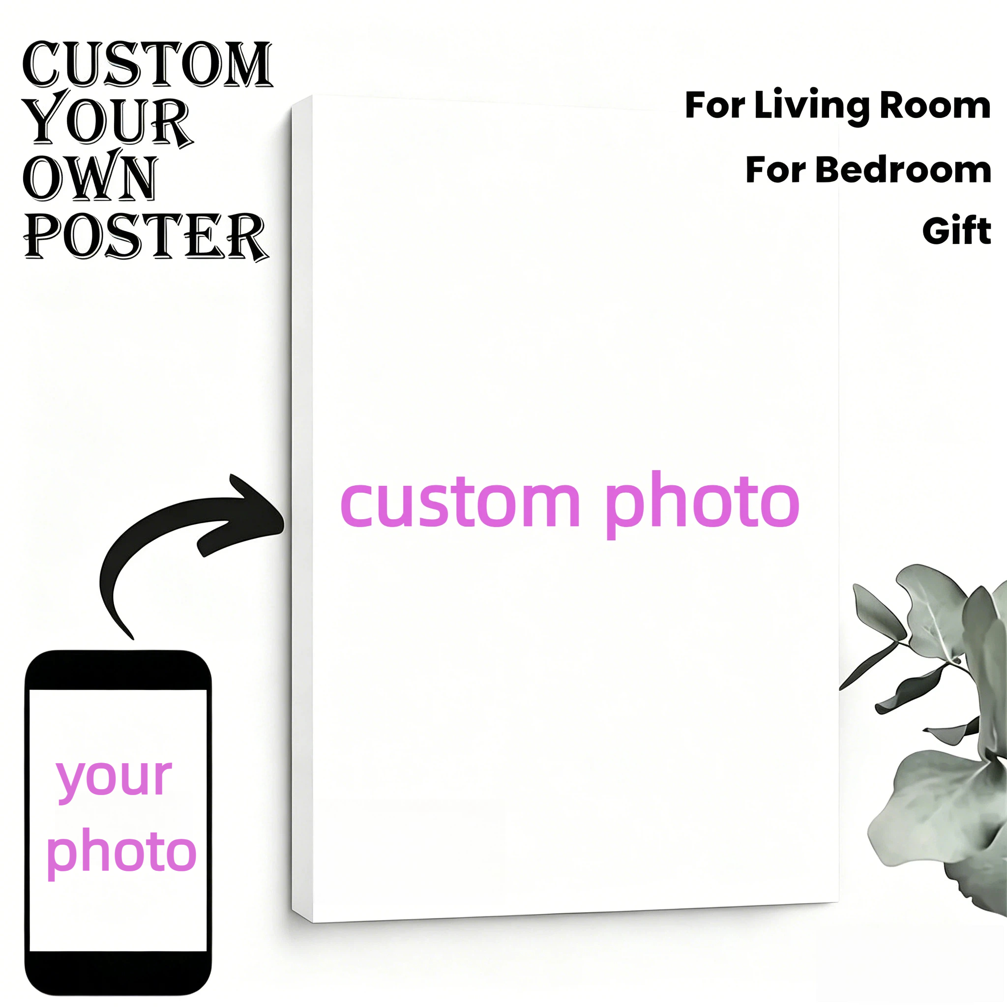Custom Personal Photo Canvas W - Personalized Name Box review and price