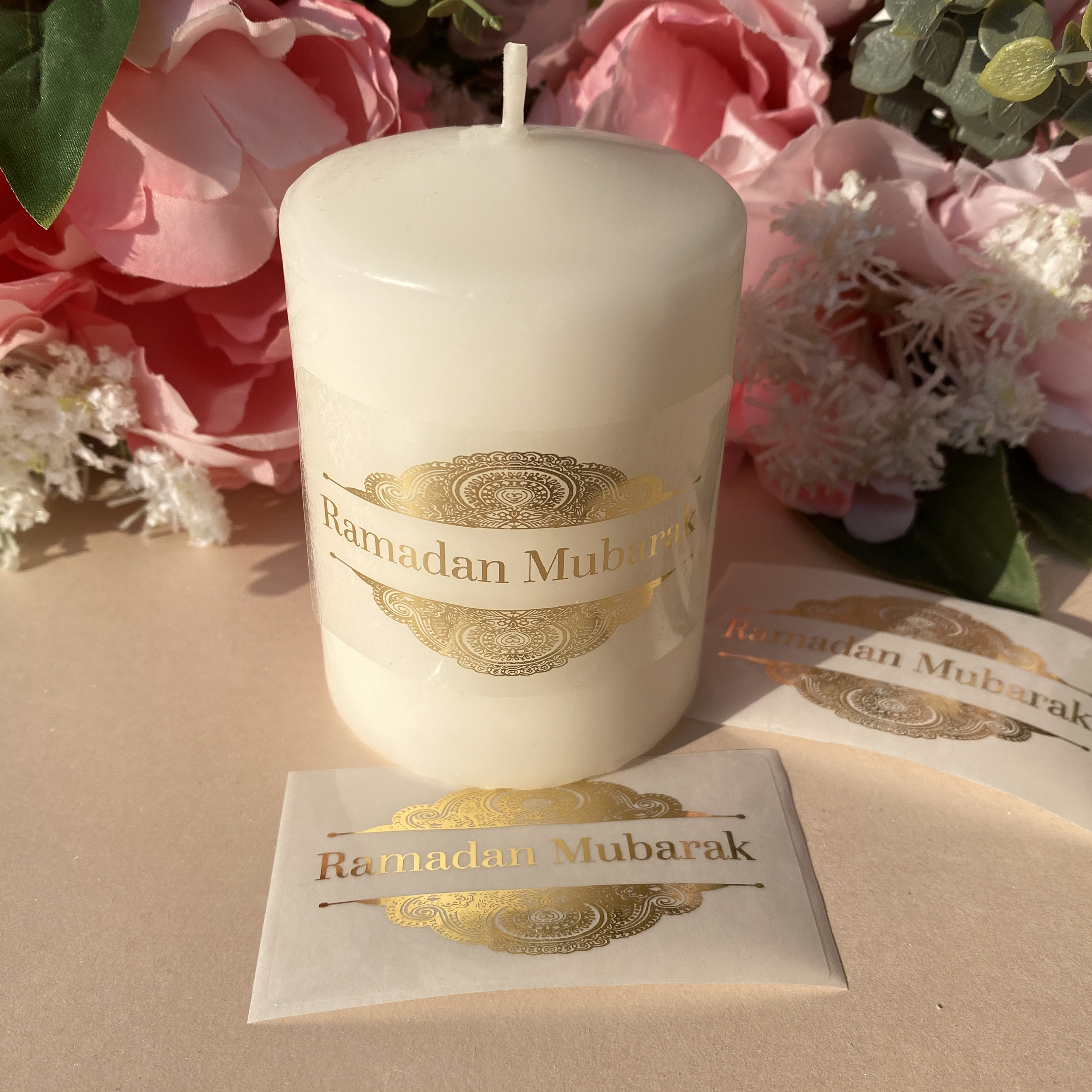 30 Ramadan Mubarak Crescent St - Personalised Candle Label review and price