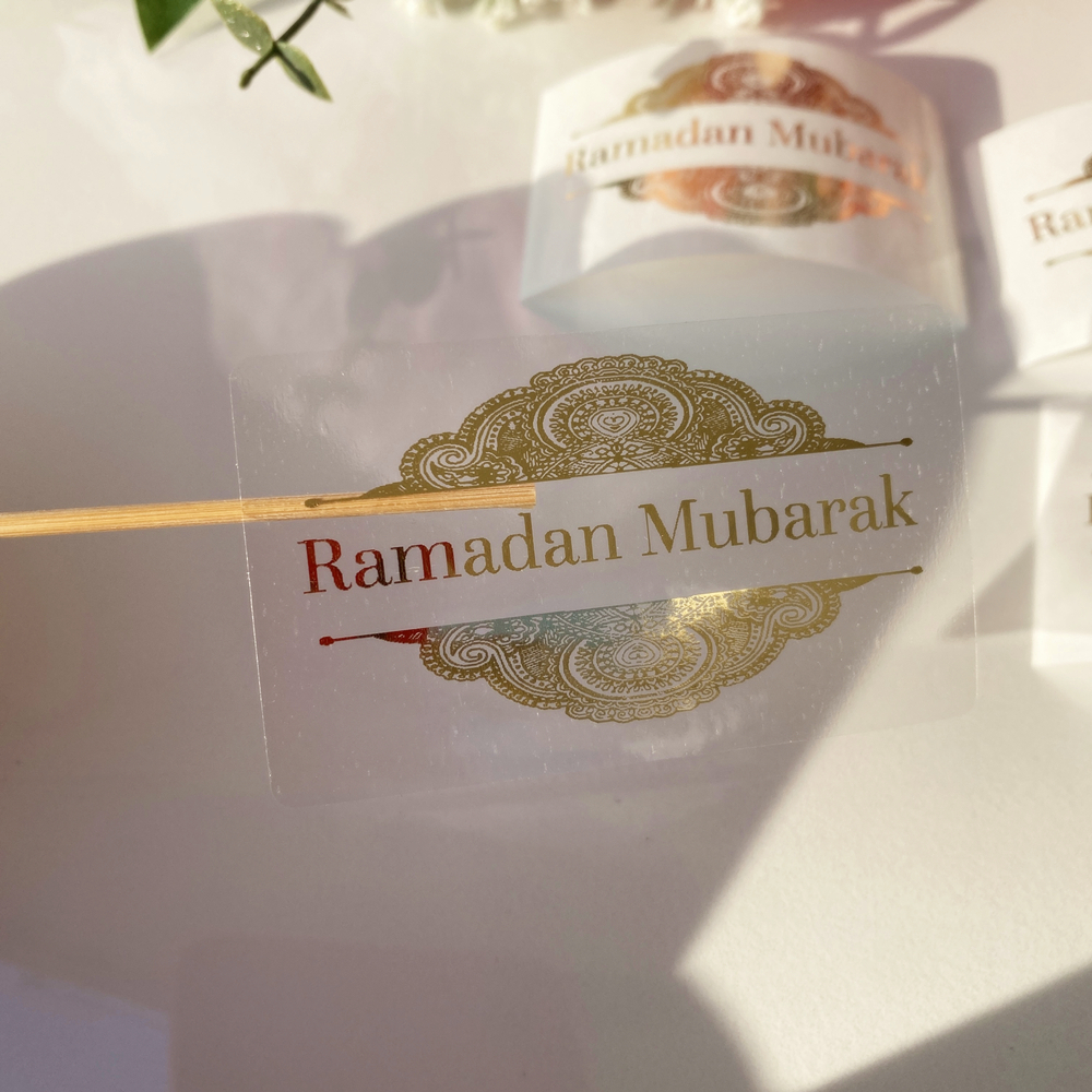 30 Ramadan Mubarak Crescent St - Personalised Candle Label review and price