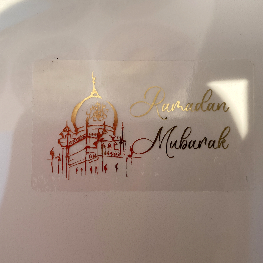 30 Ramadan Mubarak Crescent St - Personalised Candle Label review and price