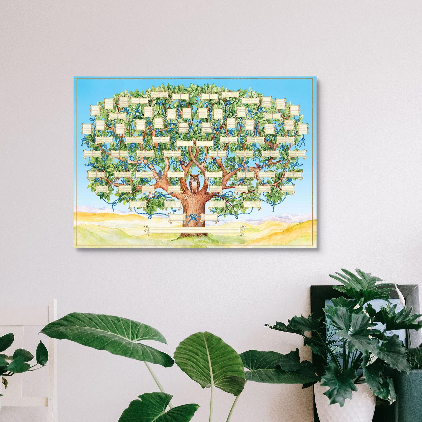 Fillable Family tree diagram C - Family Tree Print review and price