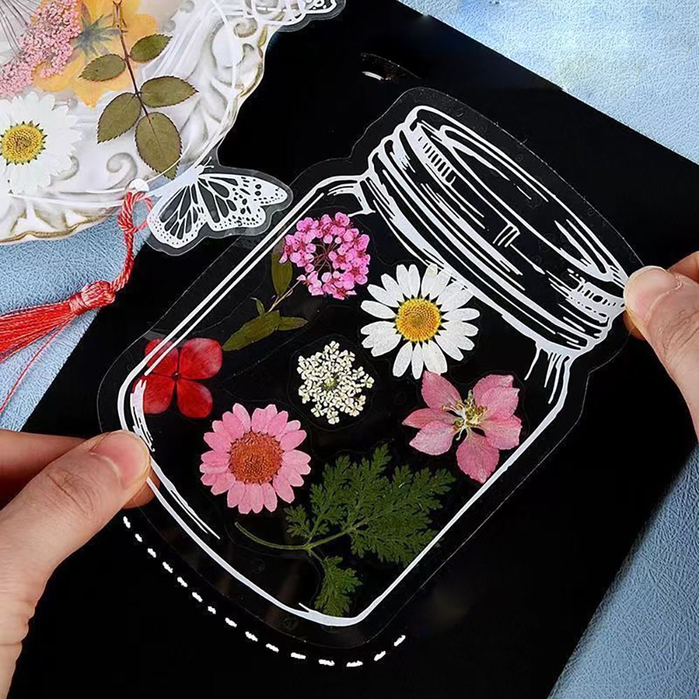Glassware Shape Bookmarks Stic - Dried Flower Bookmark review and price
