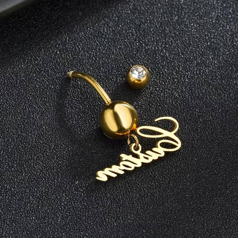 Letdiffery Custom Name Belly B - Initial Ring Custom review and price