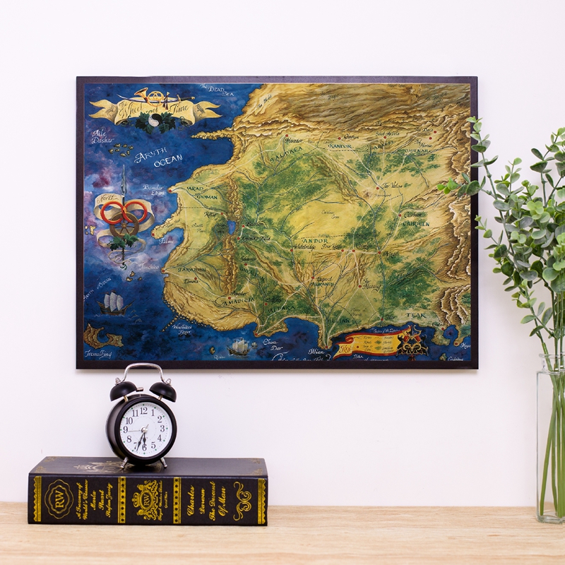 The Wheel of Time Map Poster P - Custom Star Map review and price