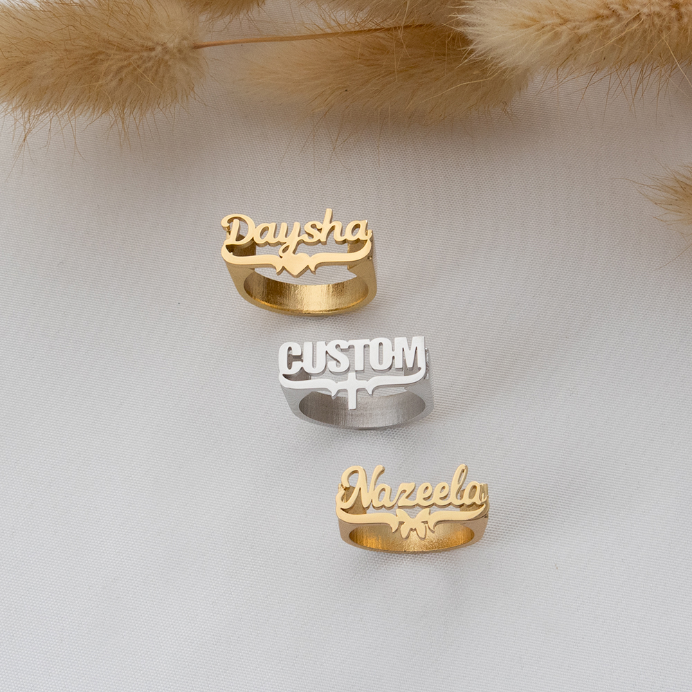 Customized Name Rings, Persona - Initial Ring Custom review and price