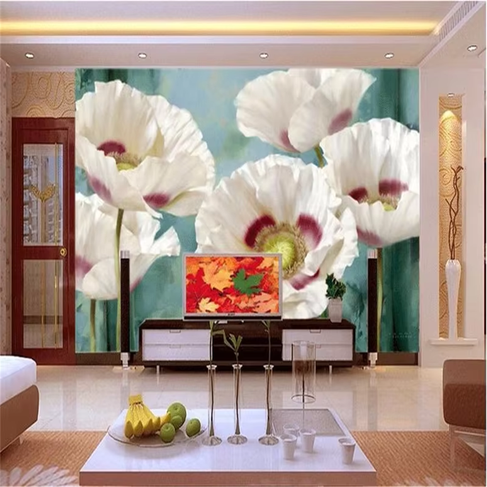 custom White flowers wallpaper - Custom Night Sky review and price