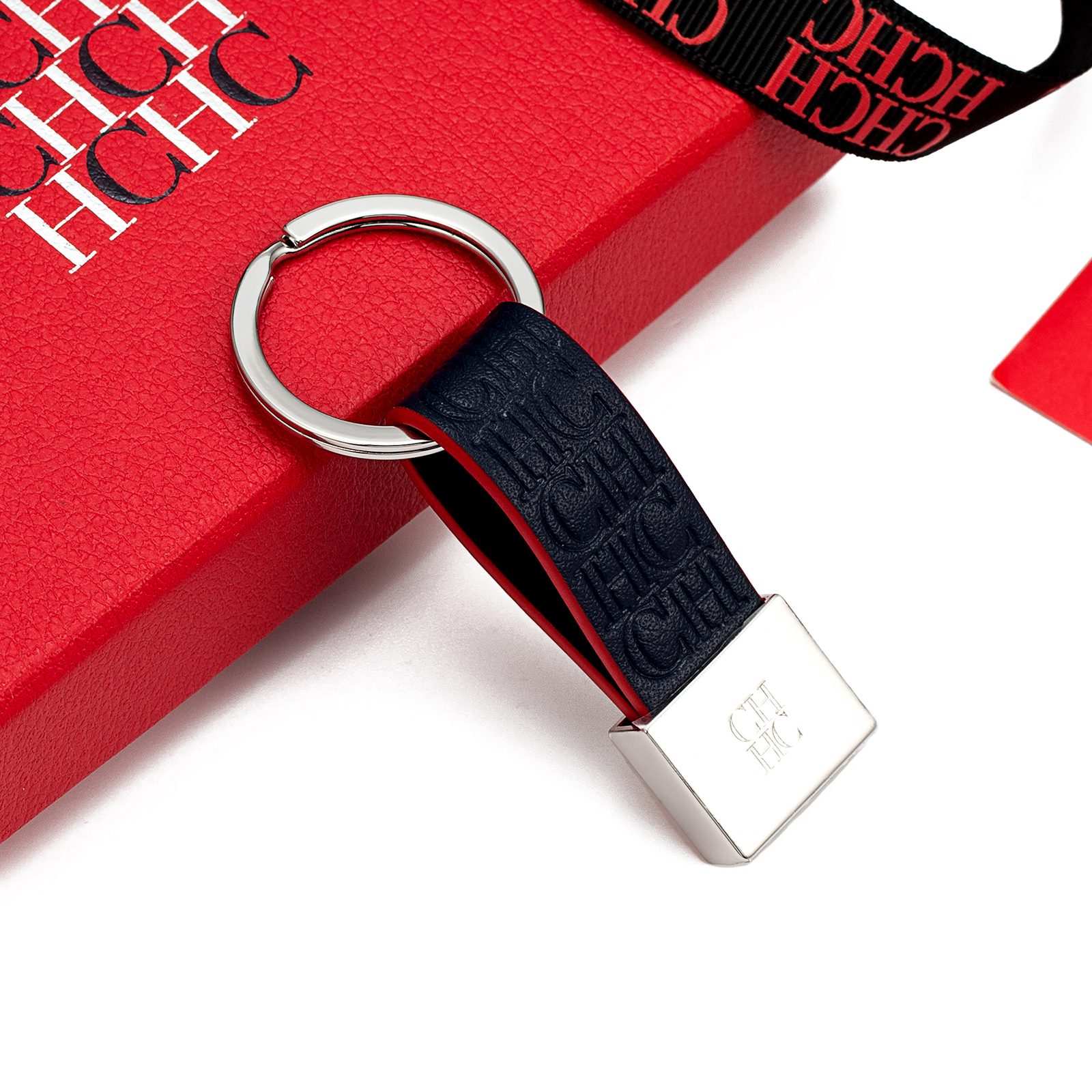 CH Embossed Monogram Leather K - Monogram Keychain Leather review and price