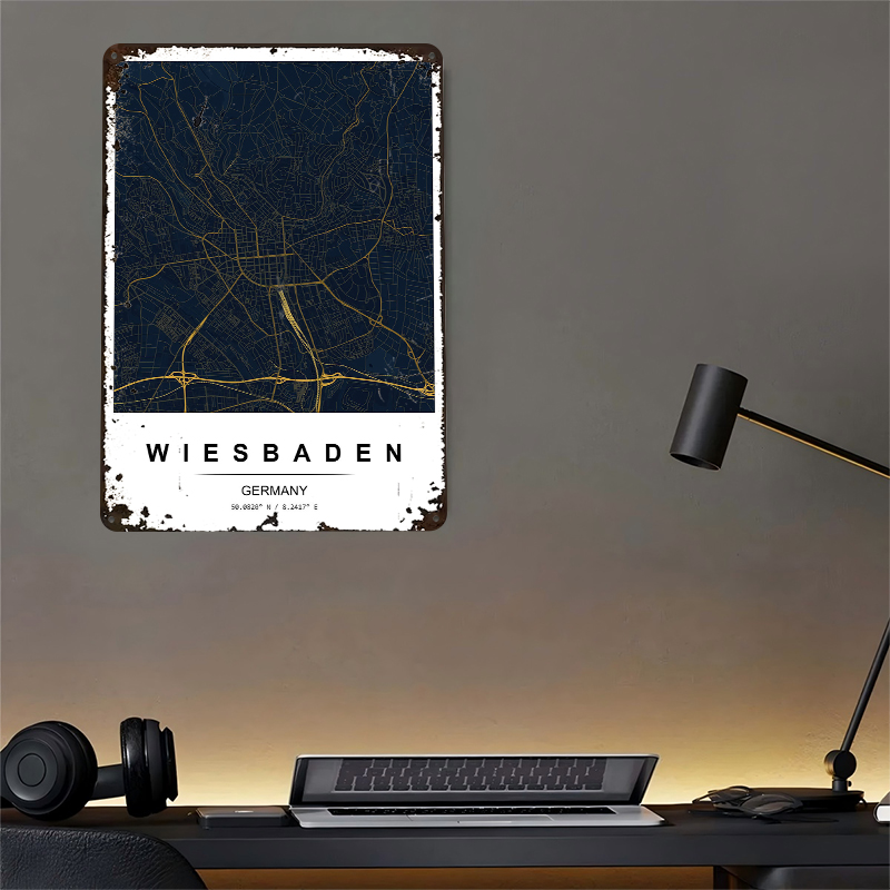 Wiesbaden City Map Printed Pos - Custom Map Poster review and price