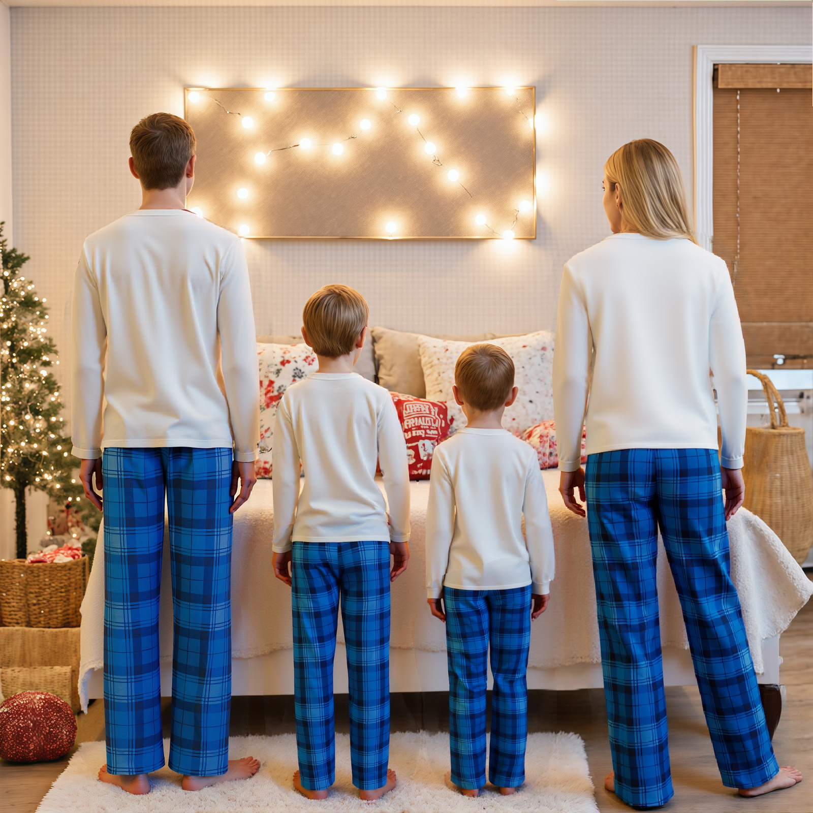 Family Matching Christmas Paja - Family Tree Print review and price