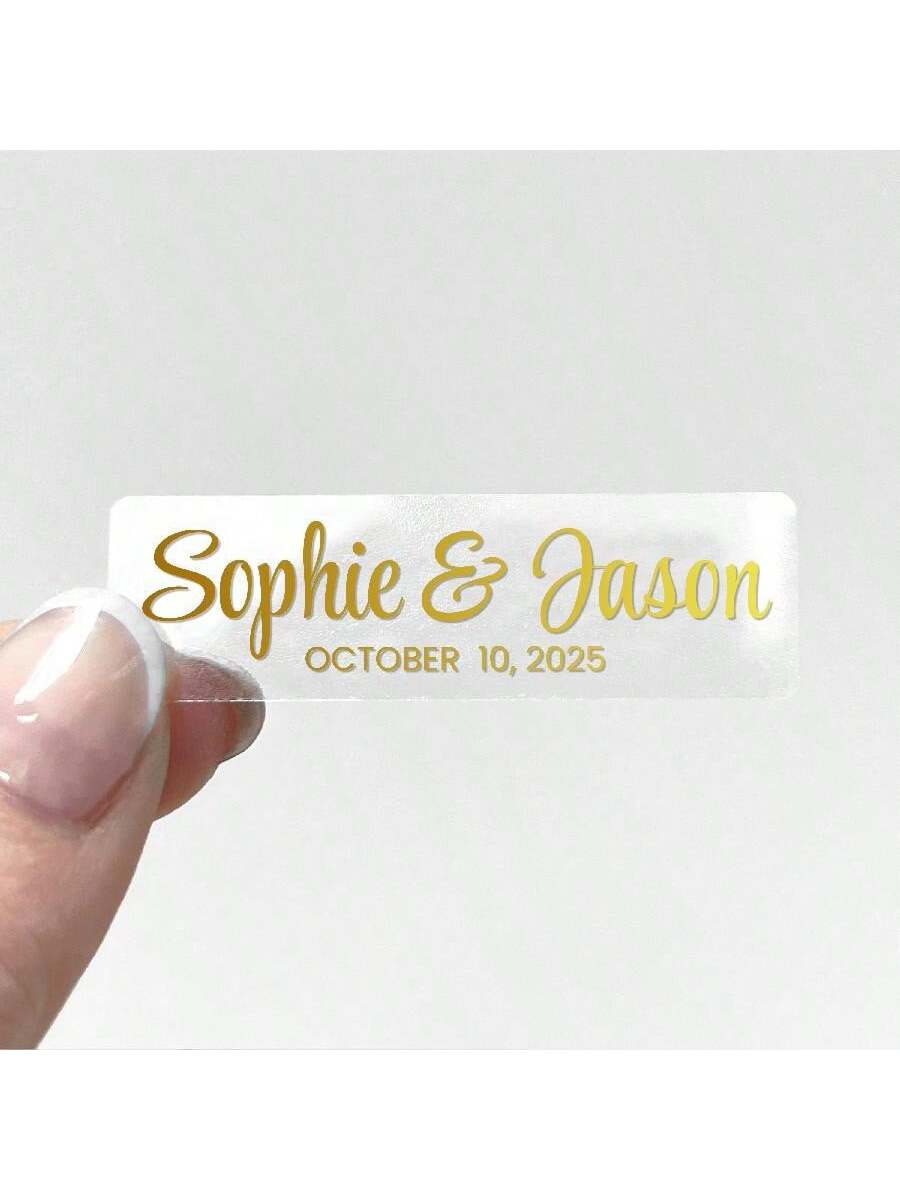 Custom Aluminum Foil Transpare - Personalised Candle Label review and price