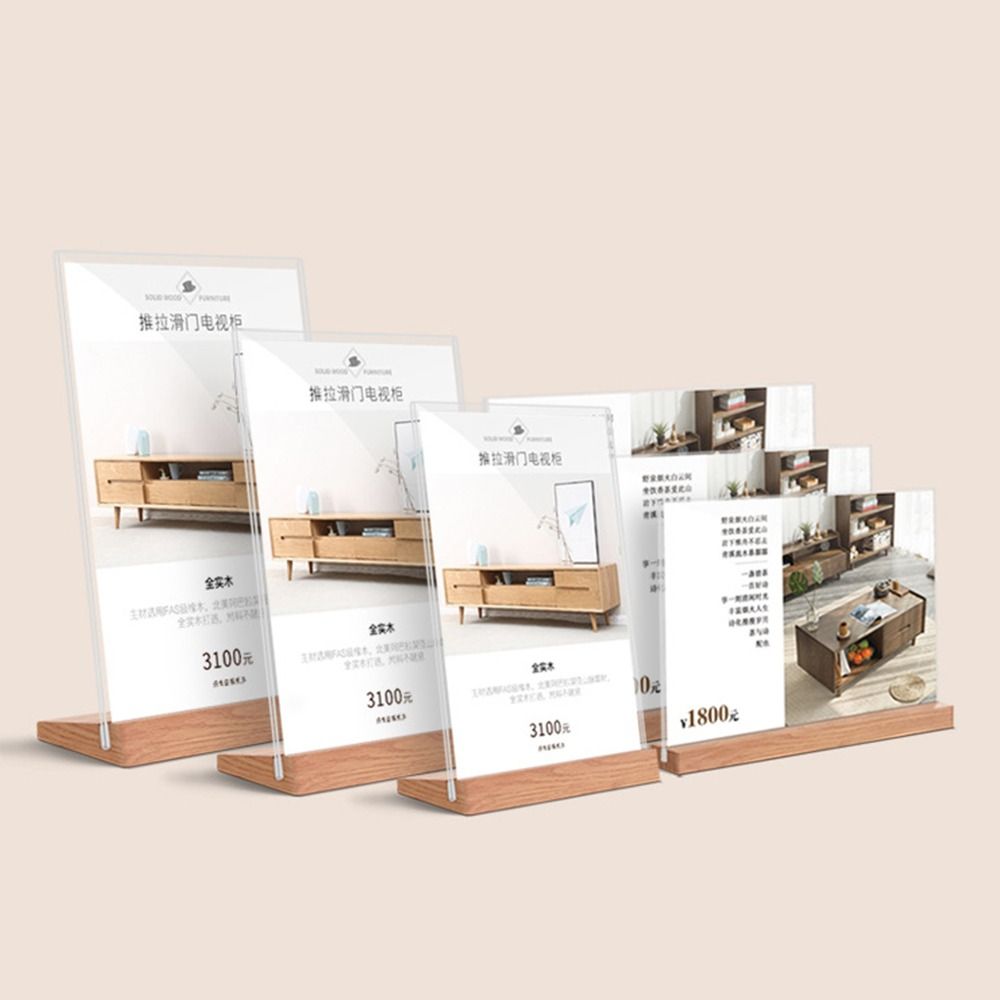 Durable Acrylic Table Top Sign - Engraved Wood Frame review and price