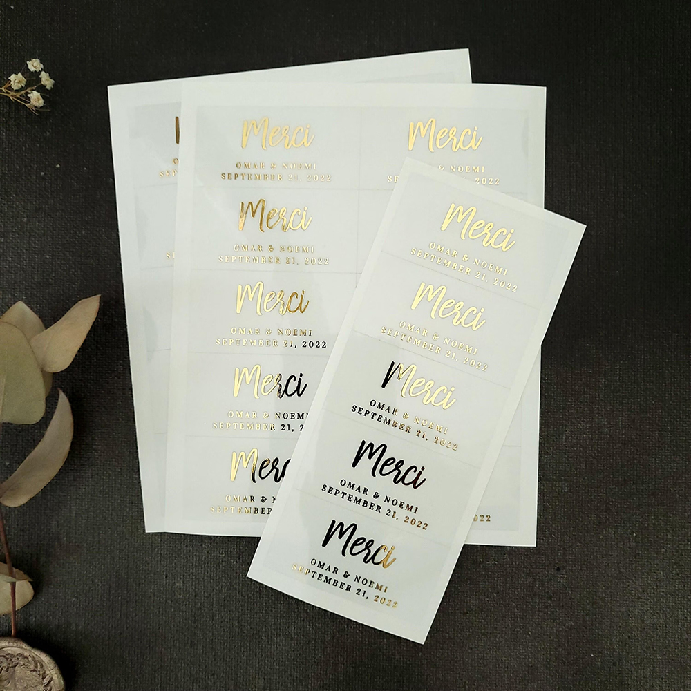 100pcs Custom Transparent Labe - Personalised Candle Label review and price