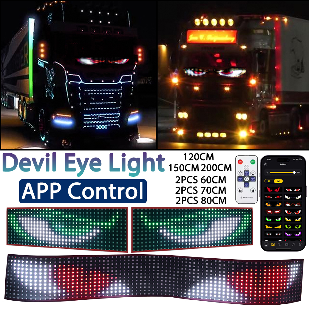Truck Devil Eyes LED Light APP - Custom Map Poster review and price