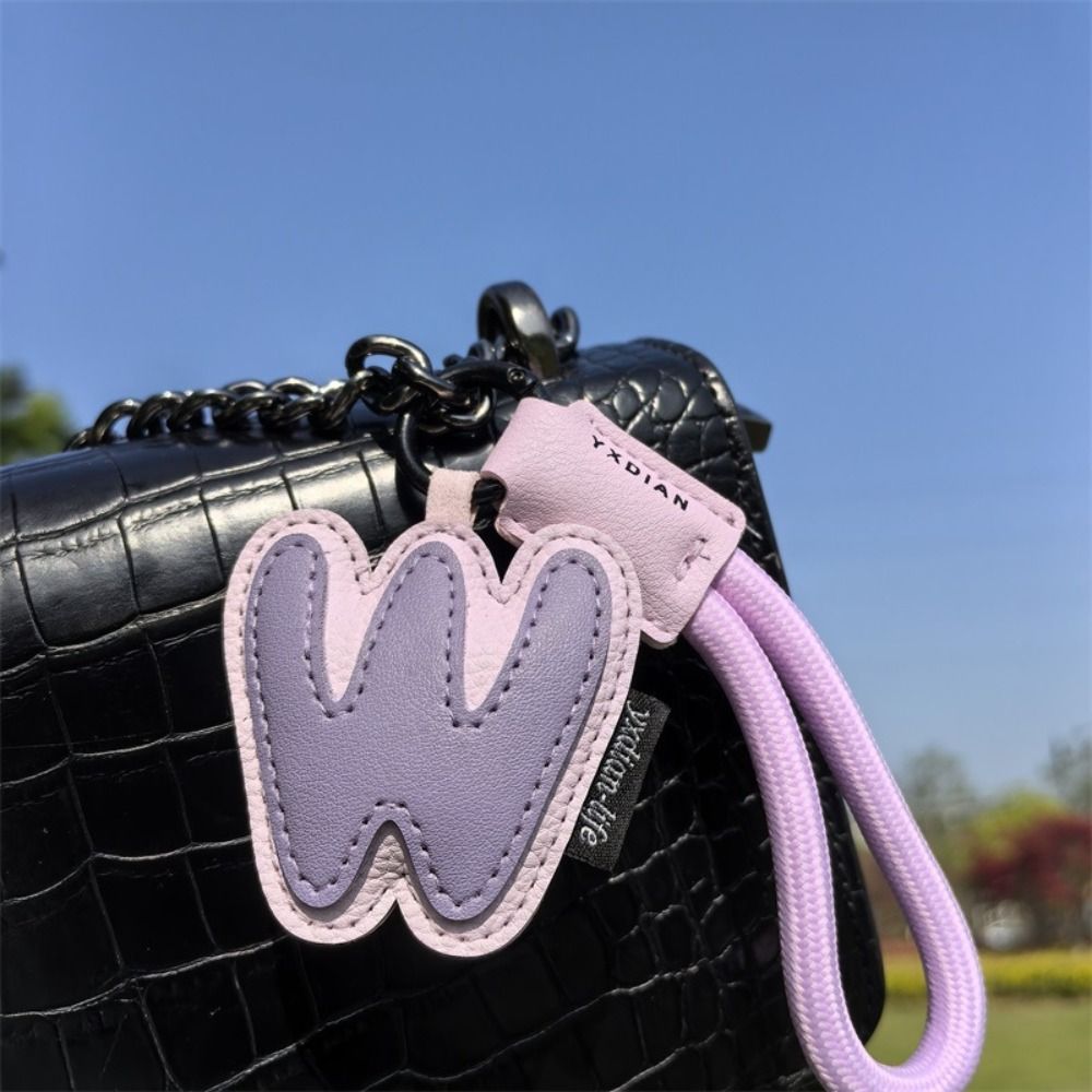 Sweet 26 Letter Keychain PU Le - Monogram Keychain Leather review and price