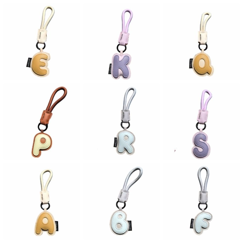 Sweet 26 Letter Keychain PU Le - Monogram Keychain Leather review and price