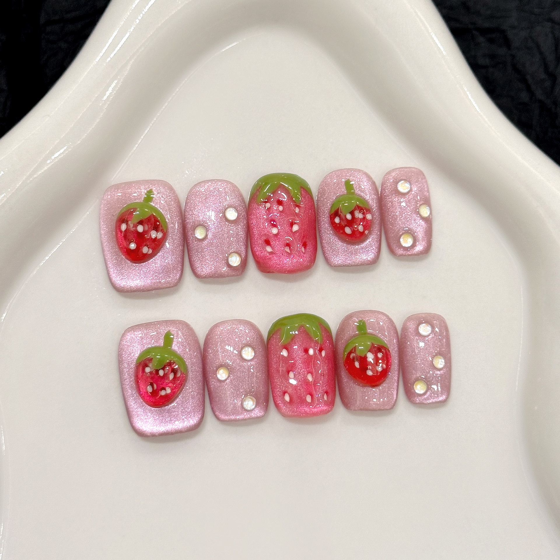 10pcs Cute Red Strawberry Pres - Pressed Flower Art review and price