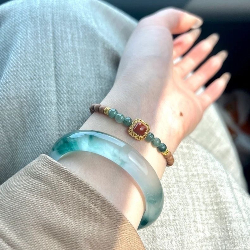 Natural jadeite bracelet ice g - Coordinates Bracelet review and price