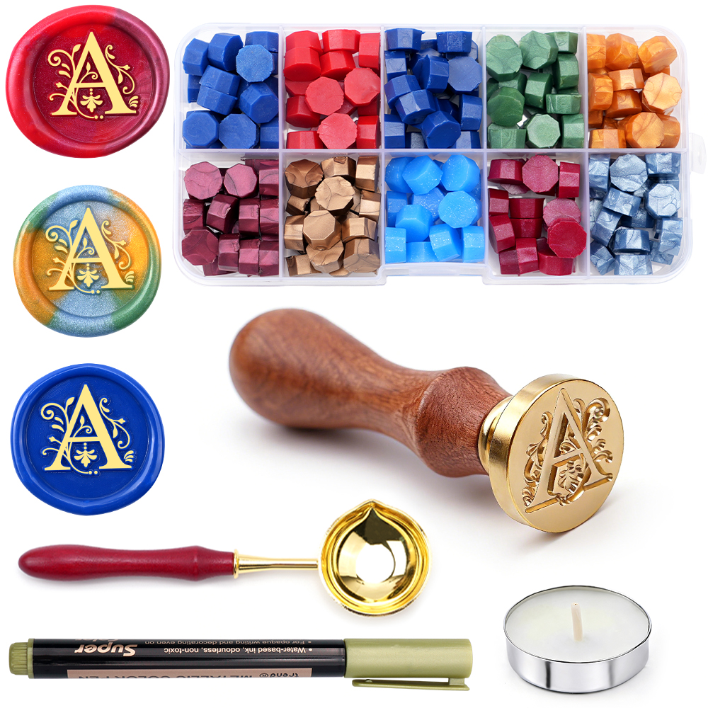 A-Z letter Wax Seal Stamp Kit  - Wax Seal Letter Kit review and price