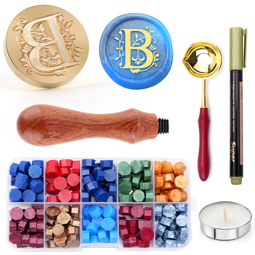 A-Z letter Wax Seal Stamp Kit  - Wax Seal Letter Kit review and price