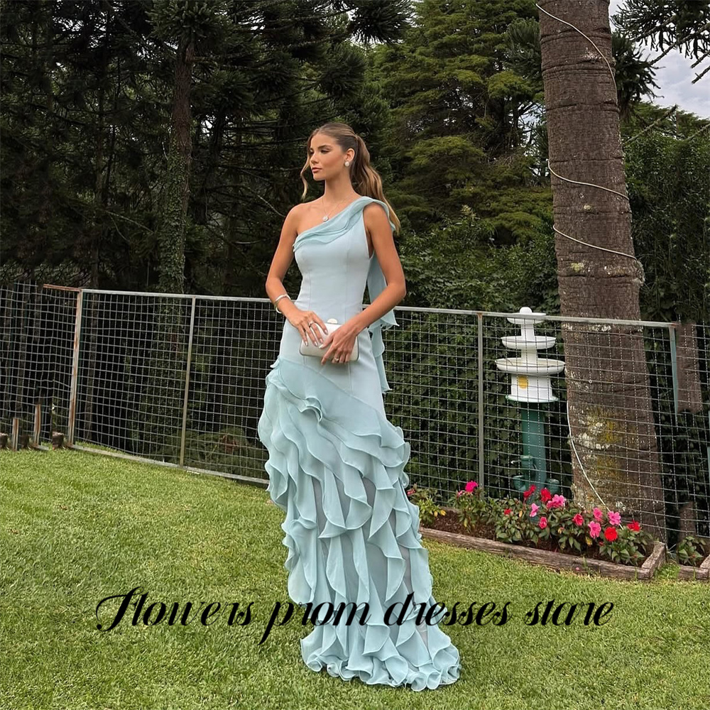 Flowers Sky Blue Party Dress L - Custom Night Sky review and price